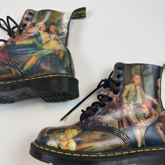 Dr Martens Hogarth Renaissance 1461 Boots - Picture 6 of 9